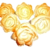 Róża chińska perłowa złota 18szt. Średnica róży:5,5cm